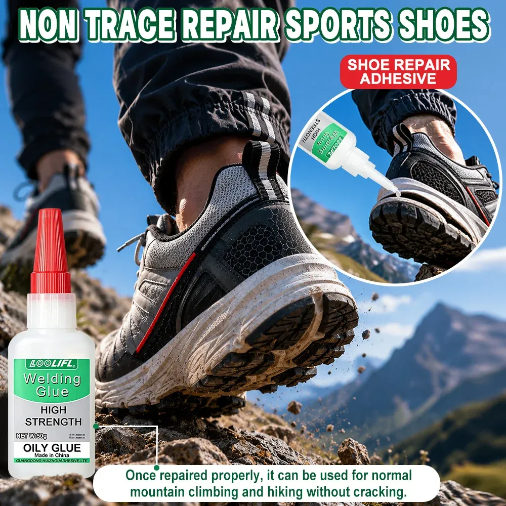 Colle chaussures 50g imperméable pour cuir réparation rapide