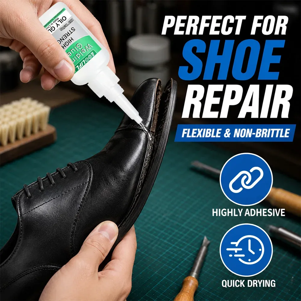 Colle chaussures 50g imperméable pour cuir réparation rapide