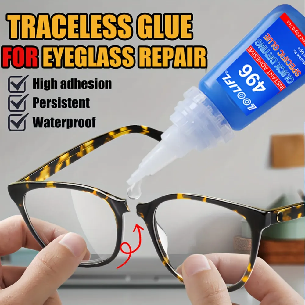 Colle cyanoacrylate 20 g à séchage rapide pour cuir et bois