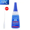 Colle cyanoacrylate 20 g à séchage rapide pour cuir et bois – Couleur HB-496-20G-1PC