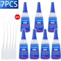 Colle cyanoacrylate 20 g à séchage rapide pour cuir et bois – Couleur HB-496-20G-7PCS