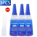 Colle cyanoacrylate 20 g à séchage rapide pour cuir et bois – Couleur HB-496-20G-3PCS