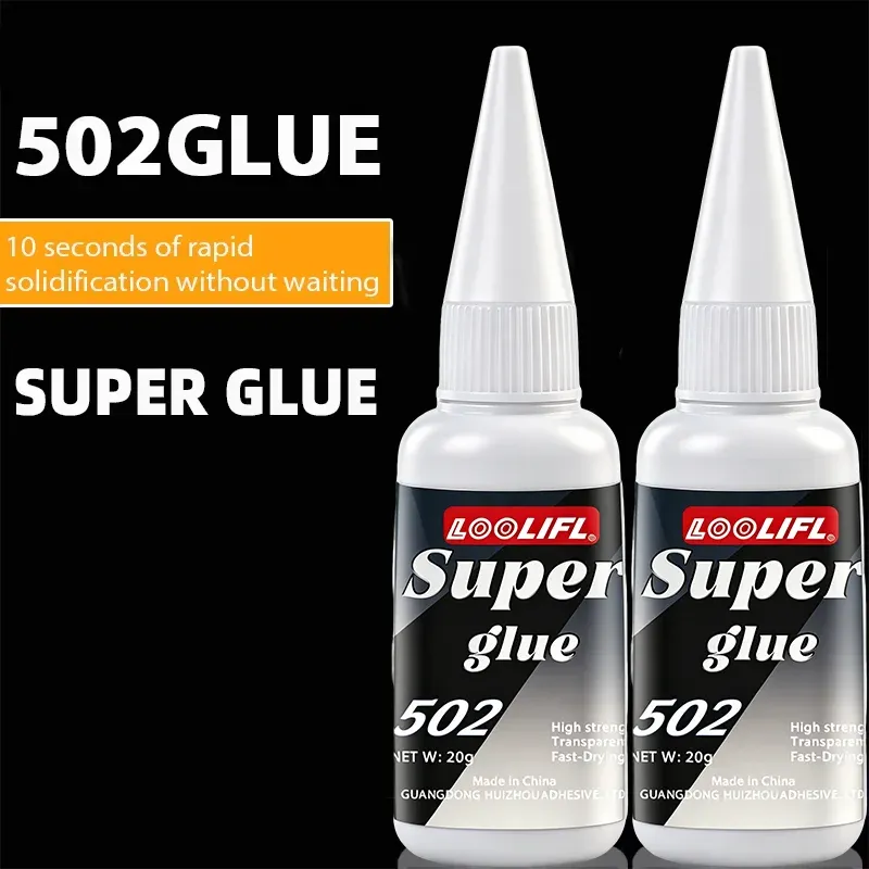 Colle cyanoacrylate 20 g à séchage rapide pour cuir et céramique