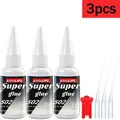 Colle cyanoacrylate 20 g à séchage rapide pour cuir et céramique – Couleur I 502-20G-3Pcs