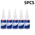 Colle cyanoacrylate 20 g à séchage rapide pour cuir et métal – Couleur M 502-20g-5pc