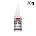 Colle cyanoacrylate 8 à 50g séchage rapide pour cuir bois métal – Couleur A 20g