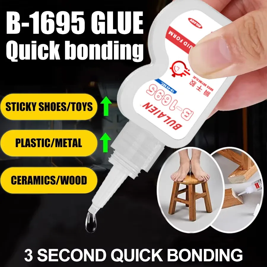 Colle cyanoacrylate 8 à 50g séchage rapide pour cuir bois métal