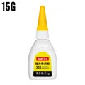 Colle cyanoacrylate 8 à 50g séchage rapide pour cuir bois métal – Couleur G 15g