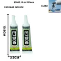 Colle E7000 15 à 110 ml pour tissu cuir diamant et verre – Couleur 15ML 2 pièces