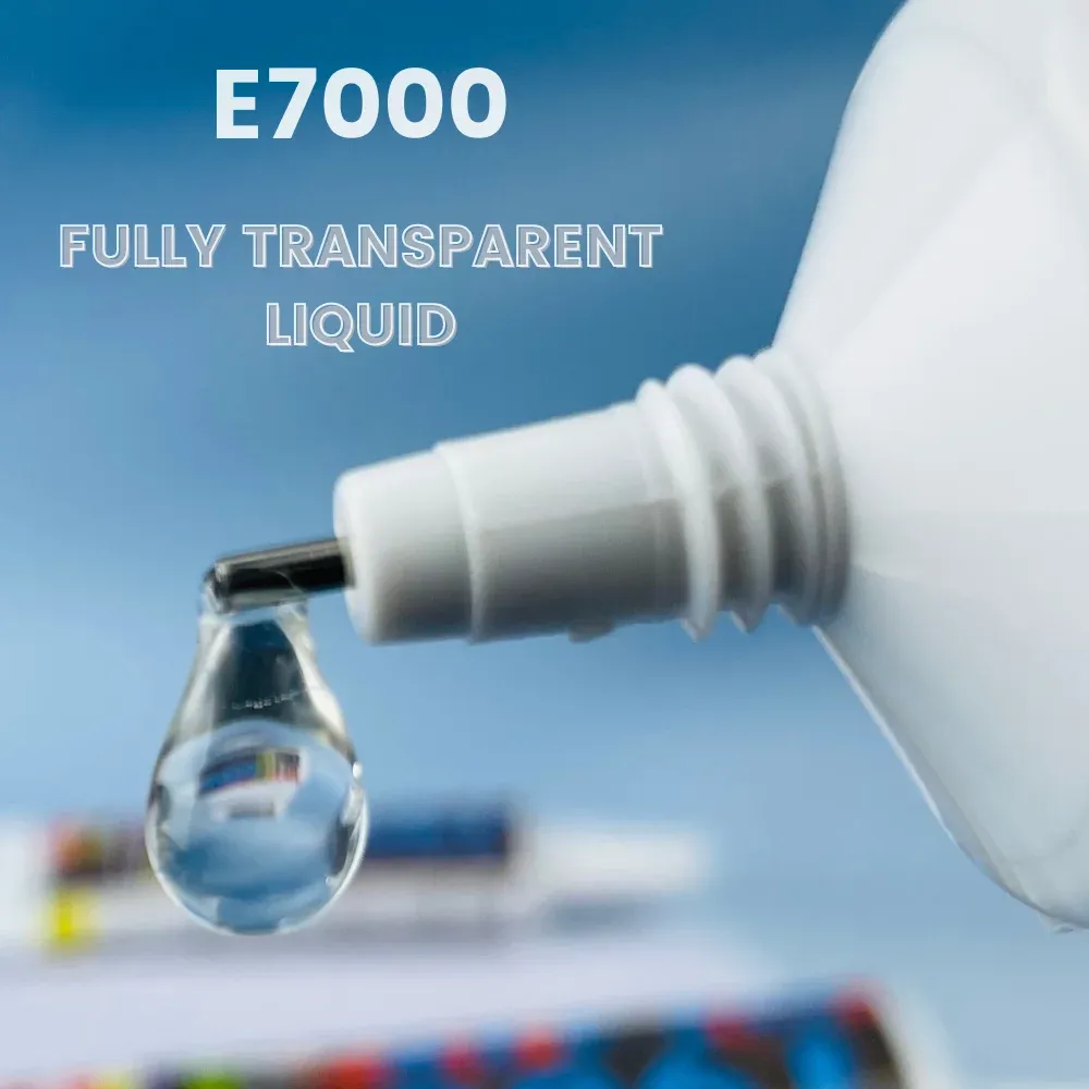 Colle E7000 15 à 110 ml pour tissu cuir diamant et verre