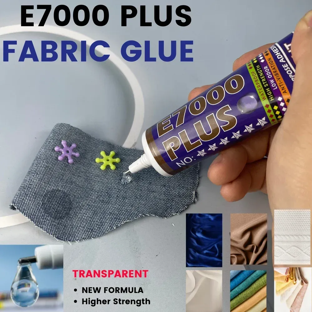 Colle E8000 PLUS 15 à 110 ml pour tissu cuir bijoux téléphone