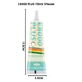 Colle E8000 PLUS 15 à 110 ml pour tissu cuir bijoux téléphone – Couleur E8PLUS 110ML 1PC
