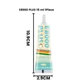 Colle E8000 PLUS 15 à 110 ml pour tissu cuir bijoux téléphone – Couleur E8PLUS 15ML 1PC
