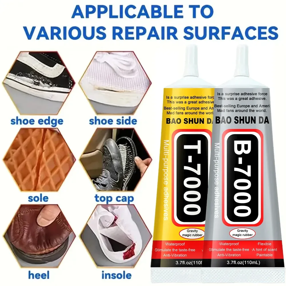 Colle époxy B7000/T7000 15 à 110 g pour cuir et chaussures