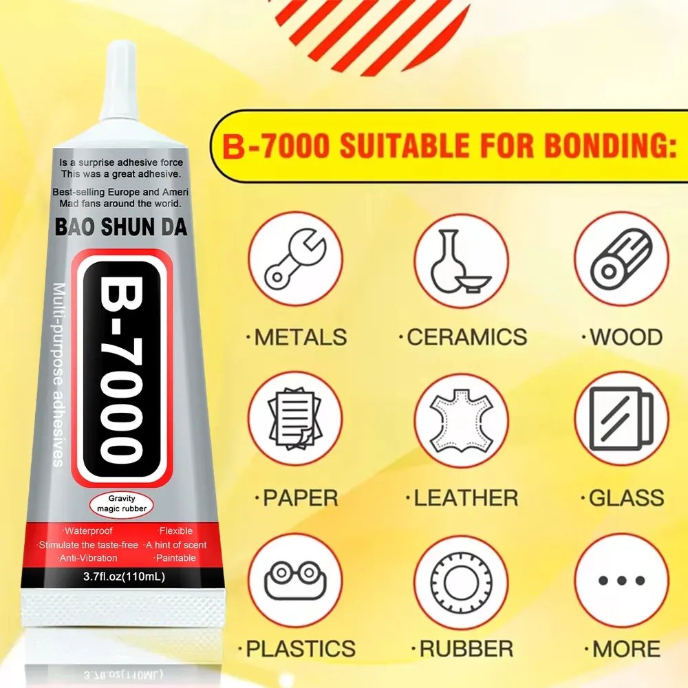Colle époxy B7000/T7000 15 à 110 g pour cuir et chaussures