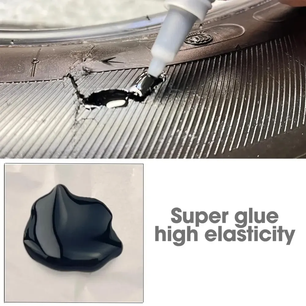 Colle noire 480 6 pièces 20g séchage rapide pour cuir plastique