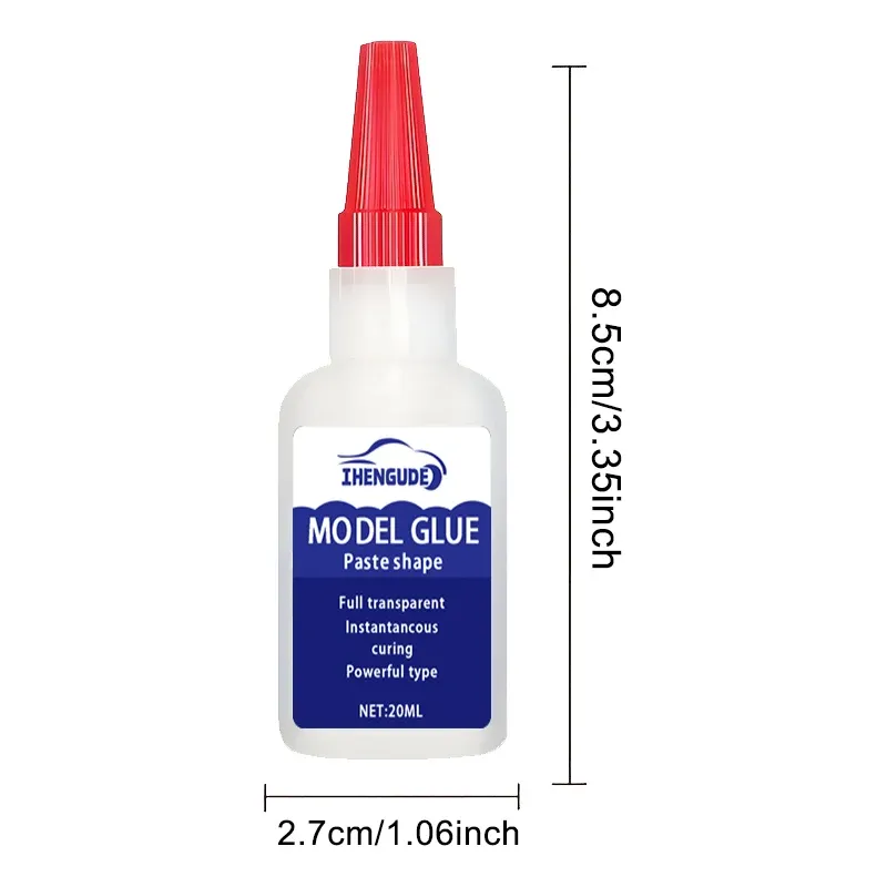 Colle super résistante 20 g transparente et inodore pour cuir