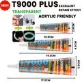 Colle T-9000 15 à 110 ml imperméable et faible corrosion pour cuir – 1