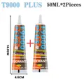 Colle T-9000 15 à 110 ml imperméable et faible corrosion pour cuir – Couleur T9PLUS 50ML 2Pieces