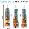 Colle T-9000 15 à 110 ml imperméable et faible corrosion pour cuir – Couleur T9PLUS 110ML 3Pieces