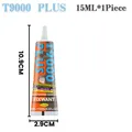 Colle T-9000 15 à 110 ml imperméable et faible corrosion pour cuir – Couleur T9PLUS 15ML 1Piece