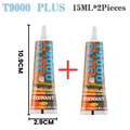 Colle T-9000 15 à 110 ml imperméable et faible corrosion pour cuir – Couleur T9PLUS 15ML 2Pieces