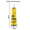 Colle T9000S PLUS 50ml noire pour tissu cuir réparation permanente – Couleur 110ML 1Piece