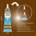 Colle textile transparente 60ml séchage rapide pour cuir coton – 4