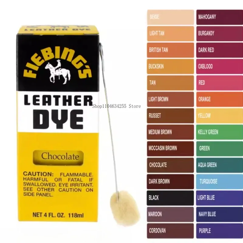 Colorant cuir 118 ml à base d'eau et d'alcool
