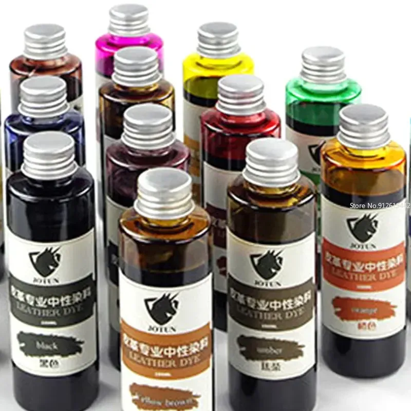 Colorant cuir 150 ml à base d'alcool pour artisanat