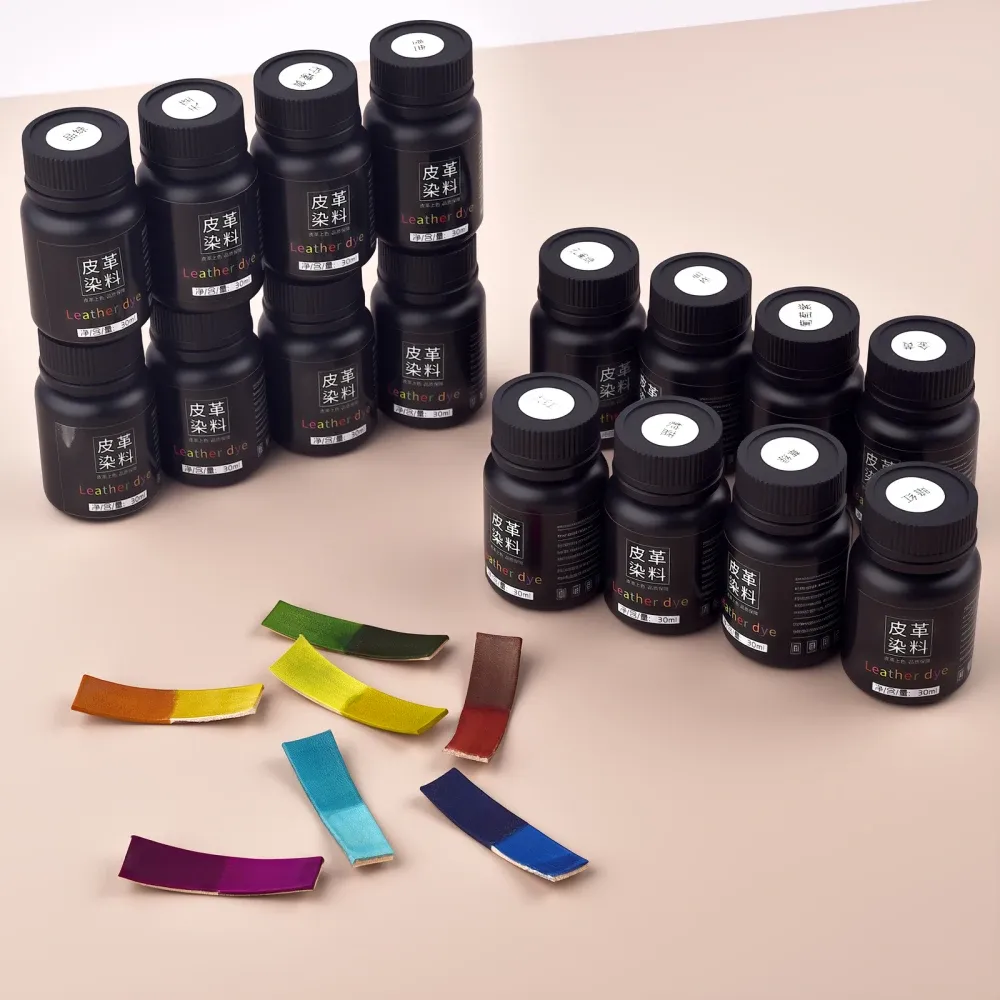 Colorant cuir 30ml 16 couleurs pour réparation et rénovation