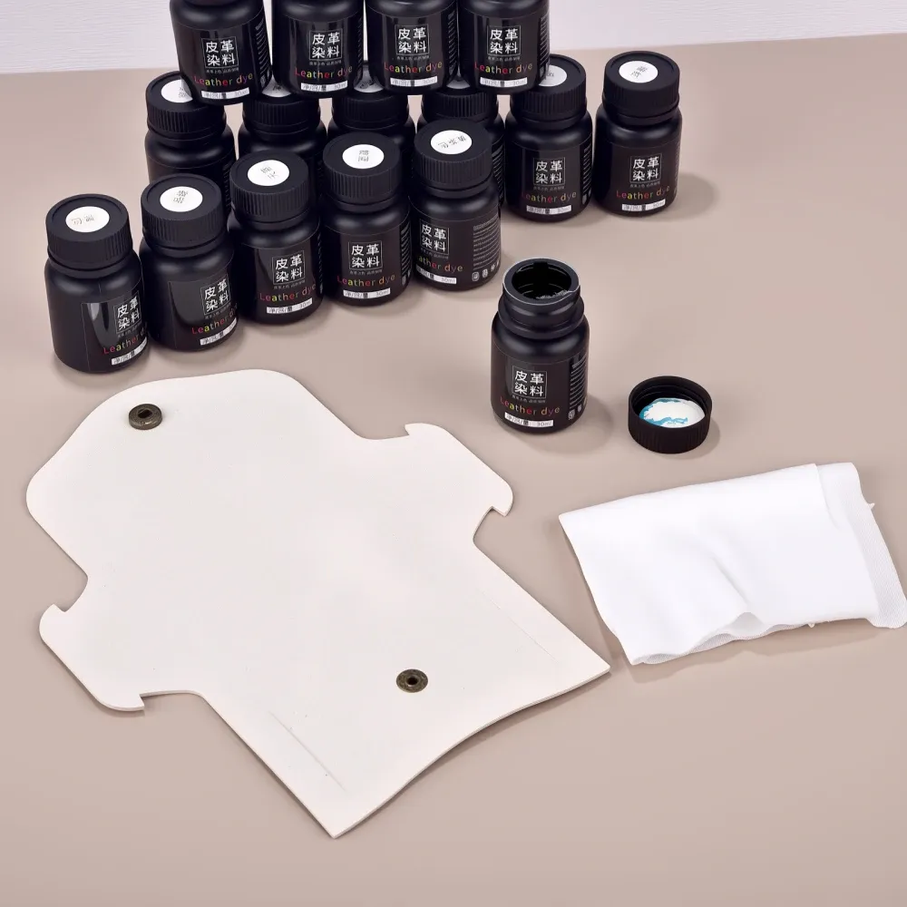 Colorant cuir 30ml 16 couleurs pour réparation et rénovation