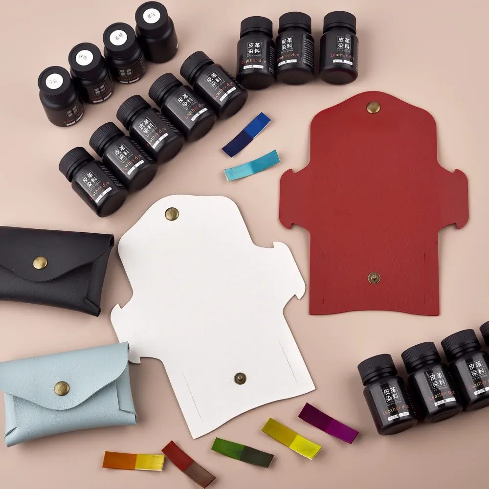 Colorant liquide cuir 30 ml pour réparation et rénovation