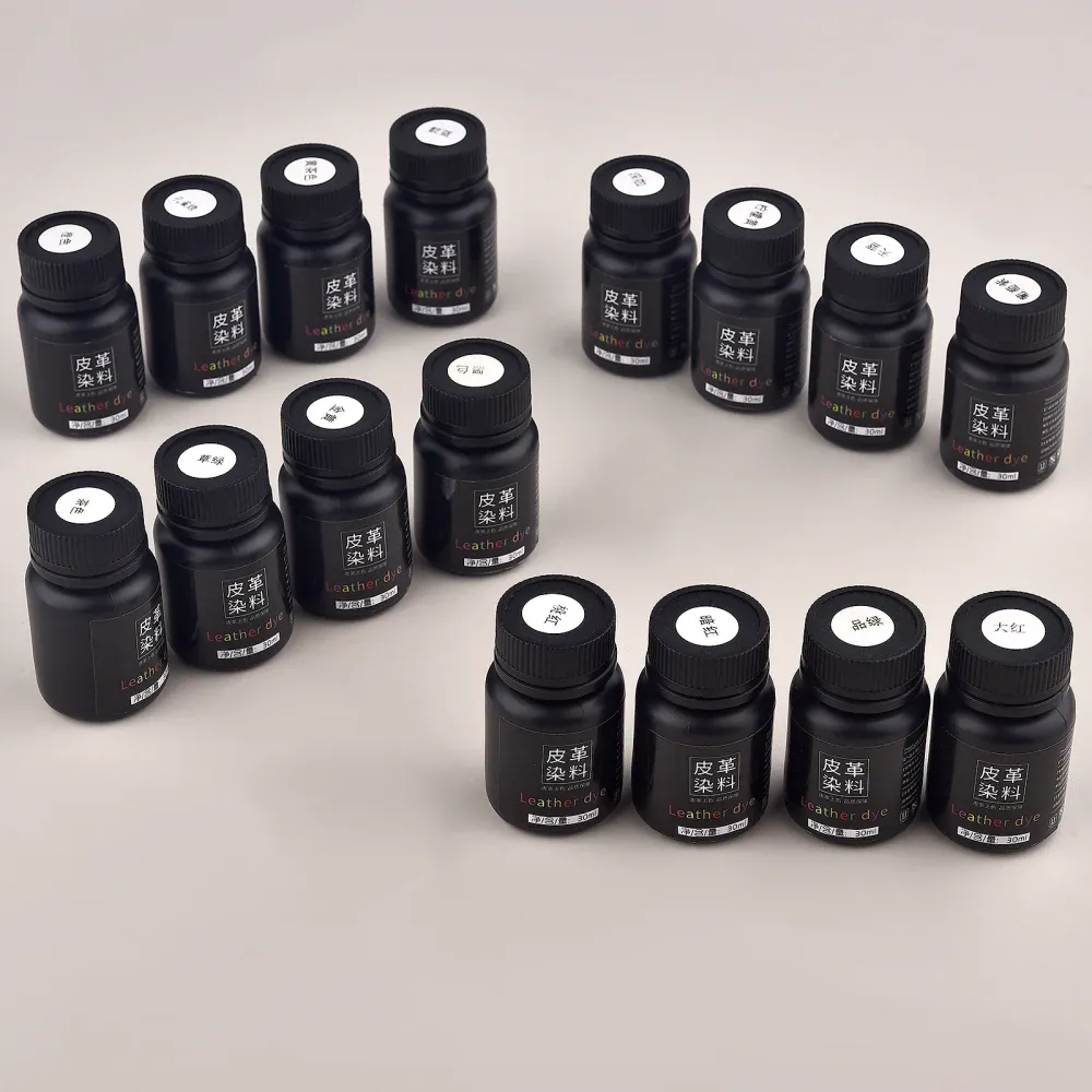 Colorant liquide cuir 30 ml pour réparation et rénovation
