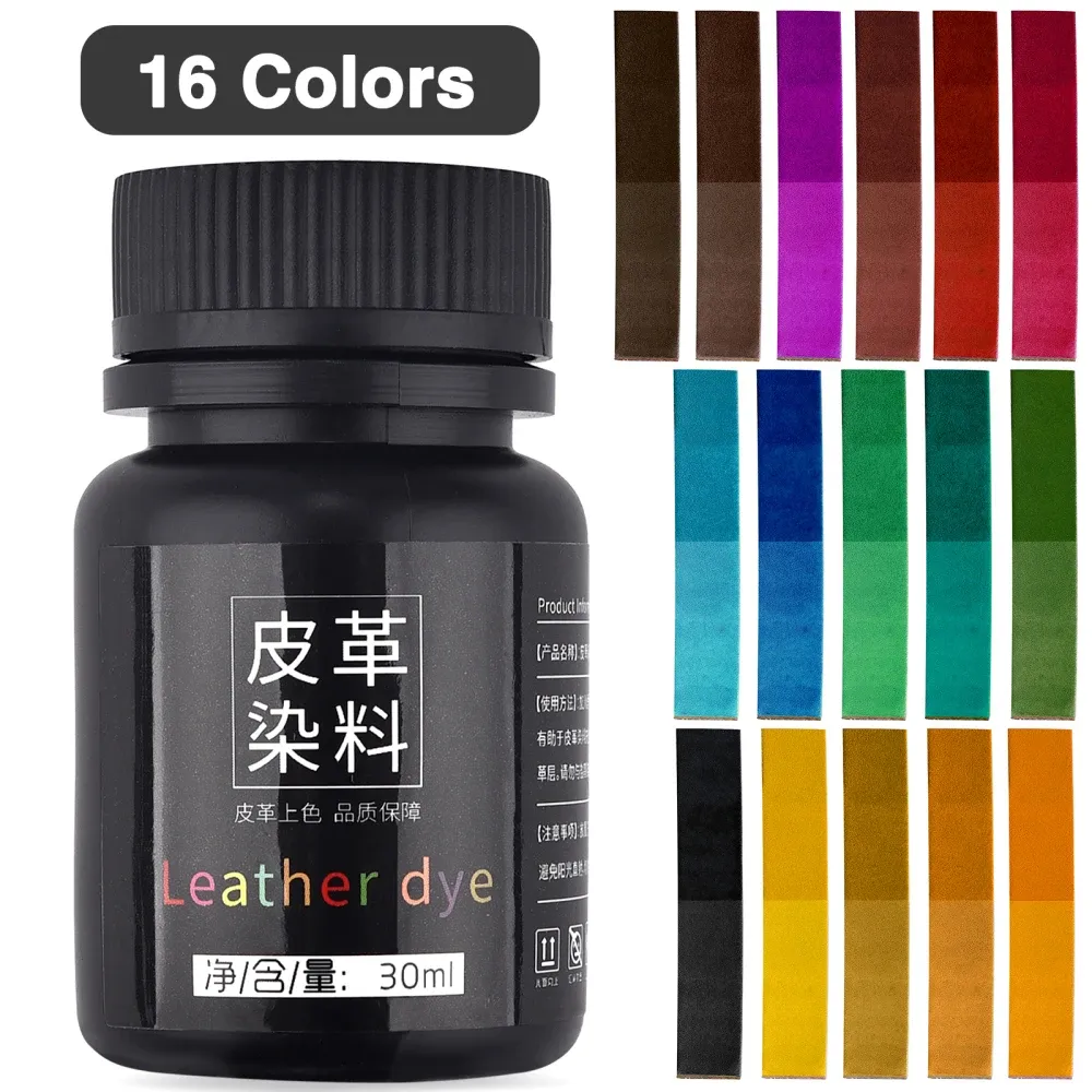 Colorant liquide cuir 30 ml pour réparation et rénovation