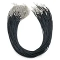Corde cuir ciré 50 cm 30 pièces pour bijoux – Couleur Rope Necklace-30pcs