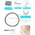 Cordon cuir 18 pouces 20 pièces pour bijoux – 2