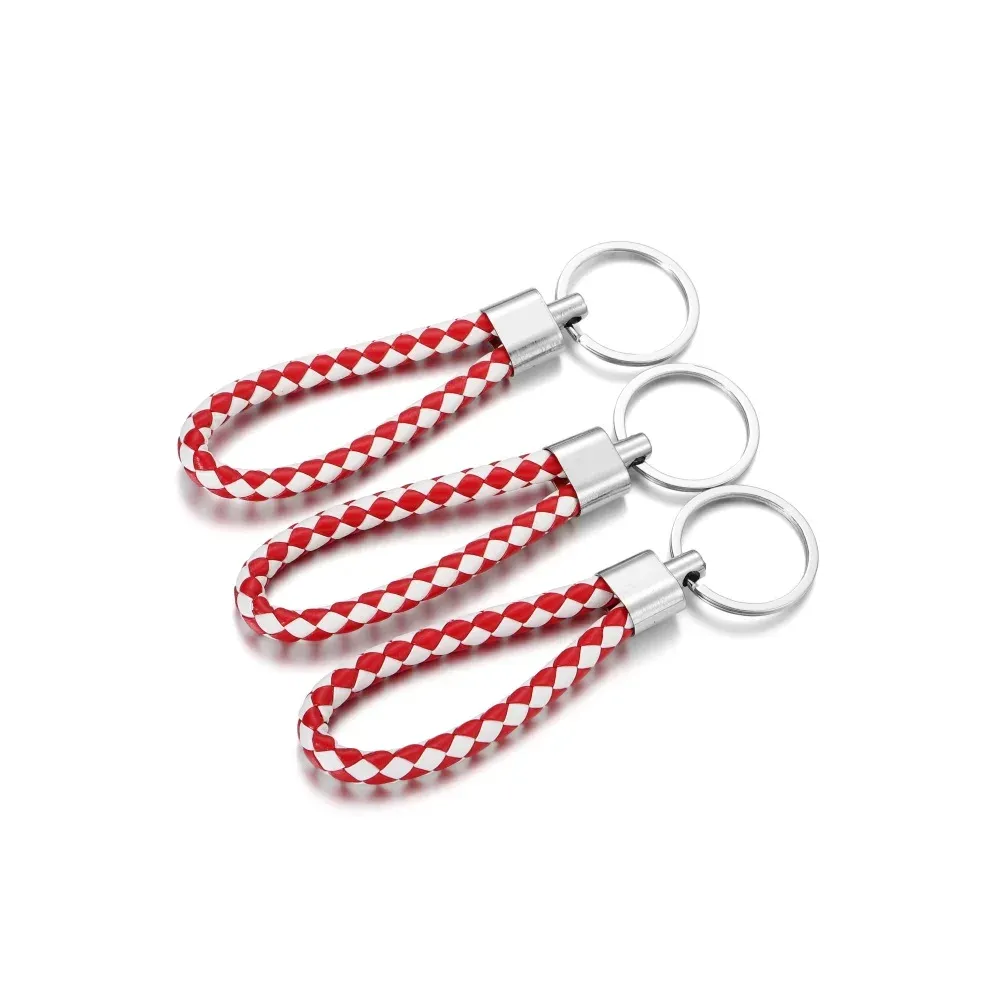 Cordon cuir 5 pièces pour porte-clés