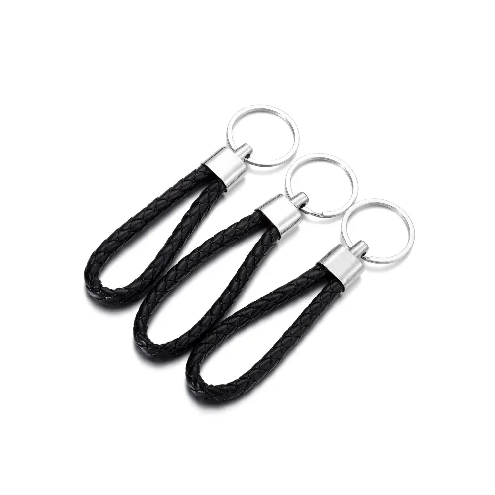 Cordon cuir 5 pièces pour porte-clés
