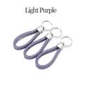 Cordon cuir 5 pièces pour porte-clés – Couleur Light Purple
