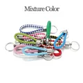Cordon cuir 5 pièces pour porte-clés – Couleur Mixture Color