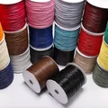 Cordon cuir PU ciré 0,5 à 2 mm 20 m – 1