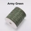 Cordon cuir PU ciré 0,5 à 2 mm 20 m – Couleur Army Green