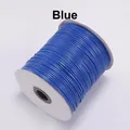 Cordon cuir PU ciré 0,5 à 2 mm 20 m – Couleur Blue