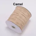 Cordon cuir PU ciré 0,5 à 2 mm 20 m – Couleur Camel