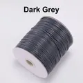 Cordon cuir PU ciré 0,5 à 2 mm 20 m – Couleur Dark Grey