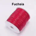 Cordon cuir PU ciré 0,5 à 2 mm 20 m – Couleur Fuchsia