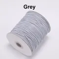 Cordon cuir PU ciré 0,5 à 2 mm 20 m – Couleur Grey