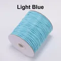 Cordon cuir PU ciré 0,5 à 2 mm 20 m – Couleur Light Blue
