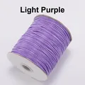 Cordon cuir PU ciré 0,5 à 2 mm 20 m – Couleur Light Purple